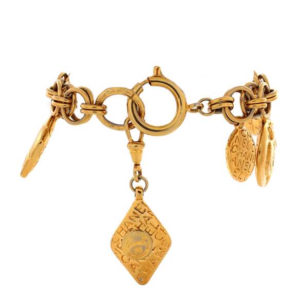Chanel Vintage Charm Chain Bracelet #227722C13B - Picture 2 of 3